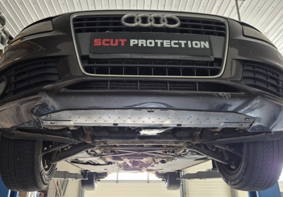 Piastra paramotore di acciaio Audi A5, diesel