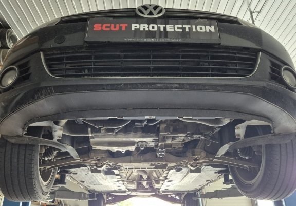 Piastra paramotore di acciaio VW Caddy