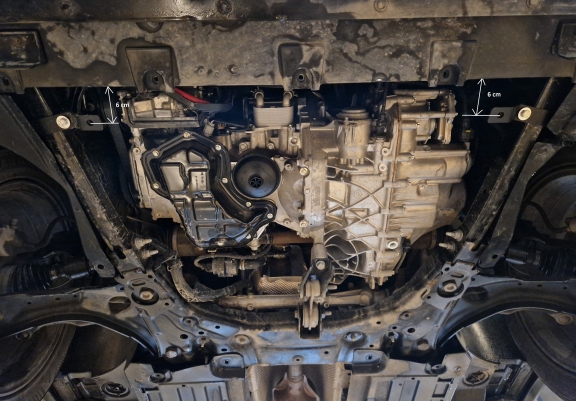 Piastra paramotore di acciaio Renault Clio 6