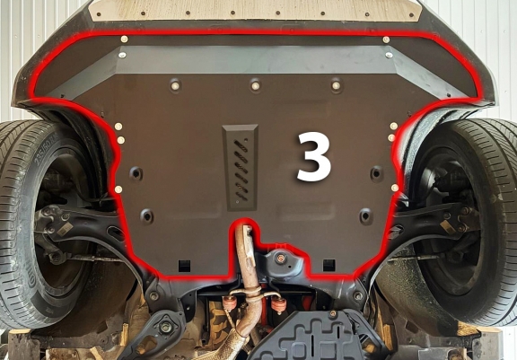 Piastra paramotore di acciaio BYD Seal U - DM-i