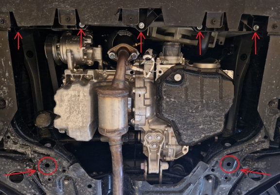 Piastra paramotore di Alluminio Toyota Aygo X