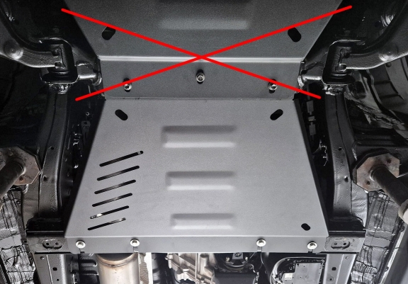 Protezione di acciaio per il cambio Toyota Hilux