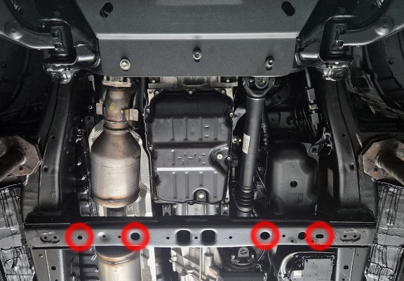 Protezione di acciaio per il cambio Toyota Hilux