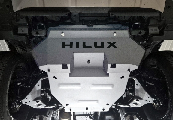 Piastra paramotore di alluminio Toyota Hilux