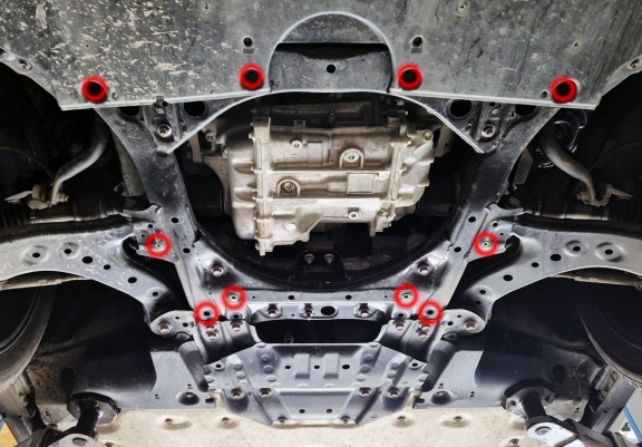Piastra paramotore di acciaio Toyota BZ4X