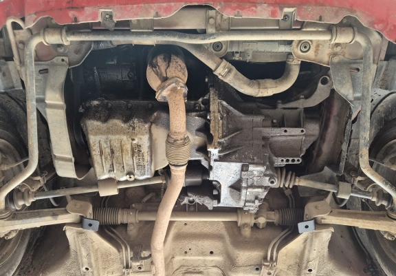 Piastra paramotore di acciaio Opel Agila (H00)