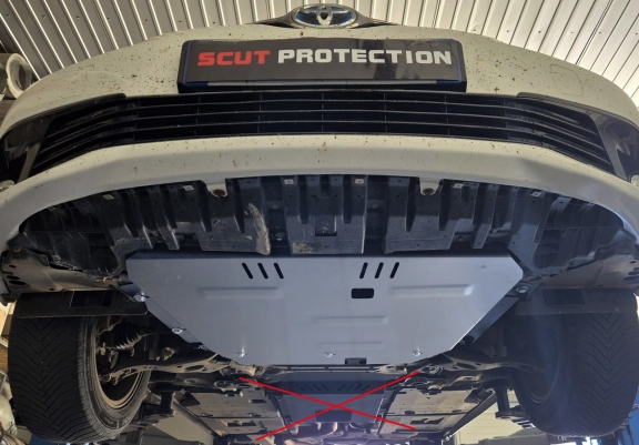 Piastra paramotore di alluminio Toyota Prius