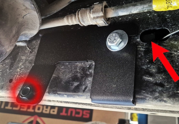 Protezione di acciaio per il serbatoio Ssangyong Rexton