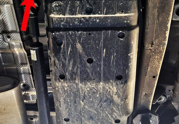 Protezione di acciaio per il serbatoio Ssangyong Rexton