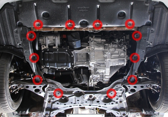Piastra paramotore di alluminio Suzuki Swace