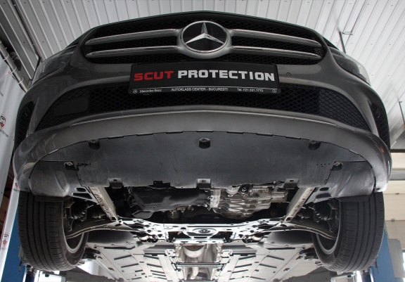 Piastra paramotore di acciaio Mercedes GLA H247